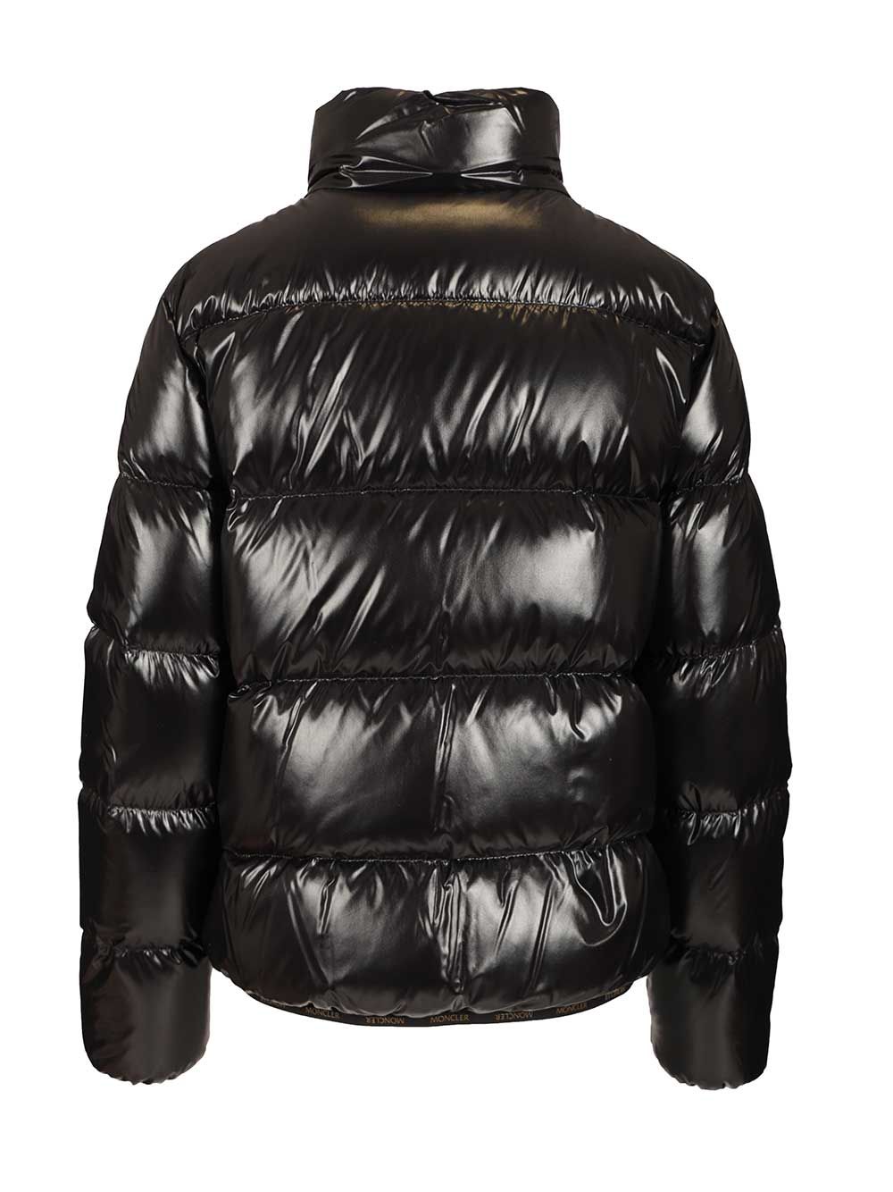 Moncler Abbadia Short Down Jacket Jackets - Black | baa2e92ad1285b30578fcc3915d18ad973b5007a