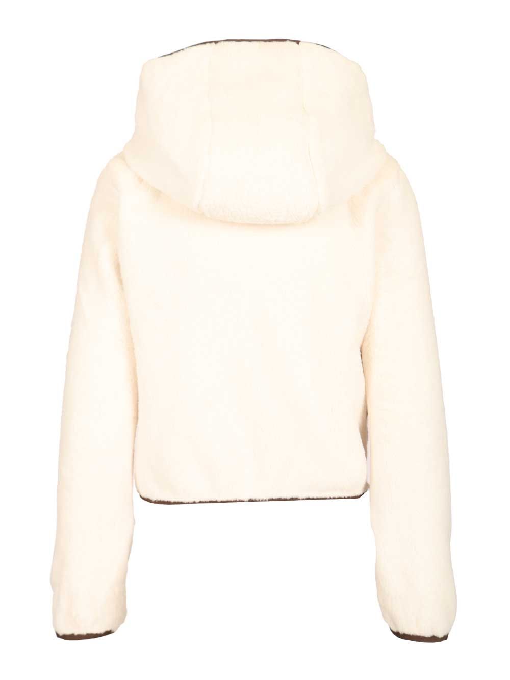 Moncler Grenoble Polartec® Padded Hoodie Jackets - White | 351b489b5efaaaf482157f80b4877fff0522f01c