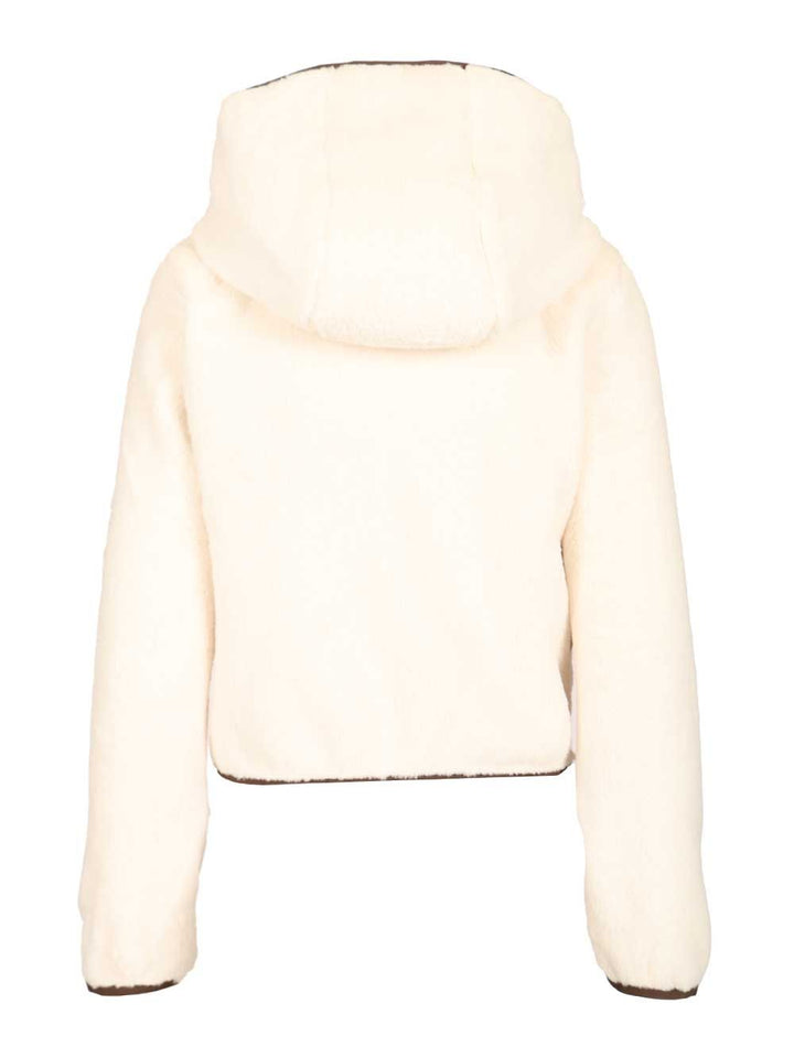 Moncler Grenoble Polartec® Padded Hoodie Jackets - White | 351b489b5efaaaf482157f80b4877fff0522f01c