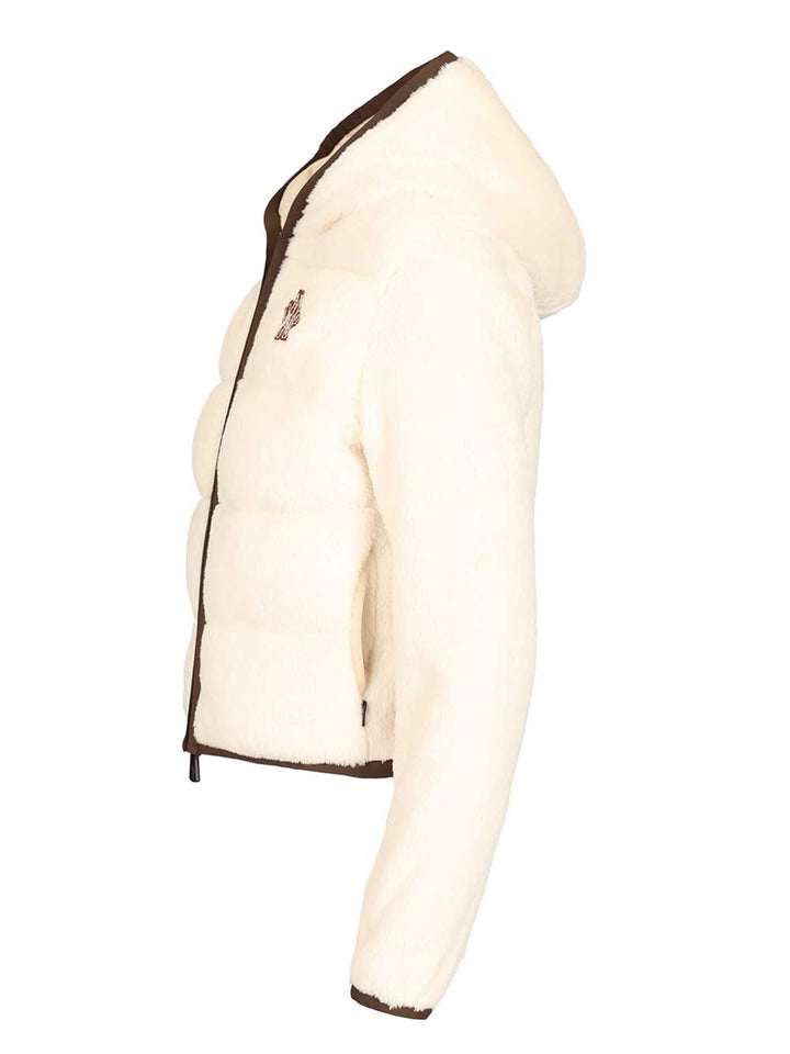 Moncler Grenoble Polartec® Padded Hoodie Jackets - White | 1984ac9dcef3965360a8f2dedfe5fac33503f5d3