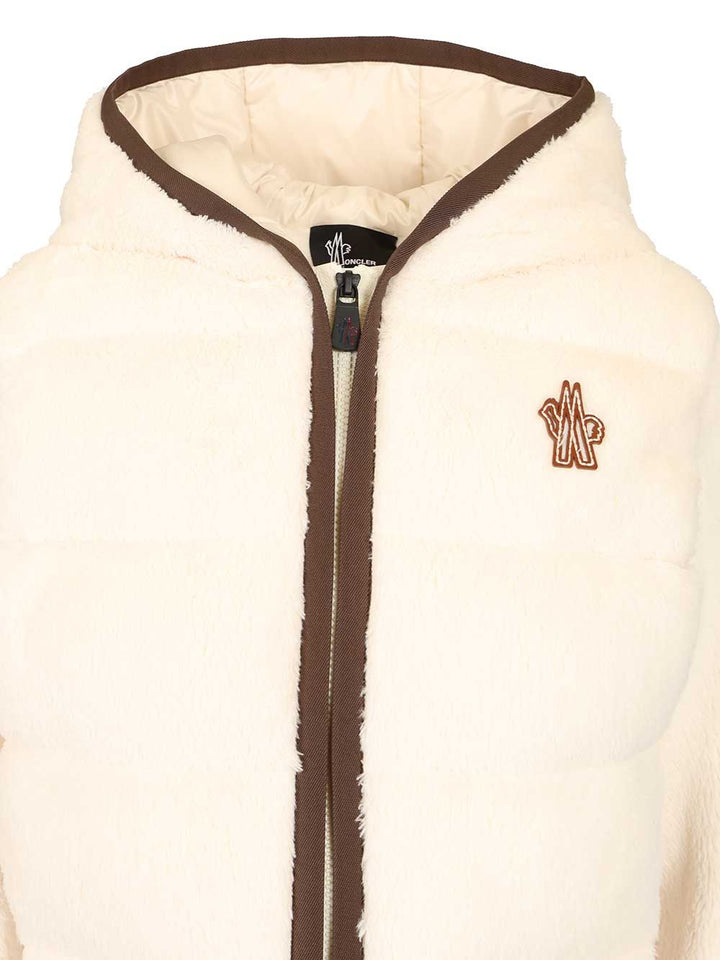 Moncler Grenoble Polartec® Padded Hoodie Jackets - White | d46a60ddaca968d44ddc3015f13e60105275ab7b