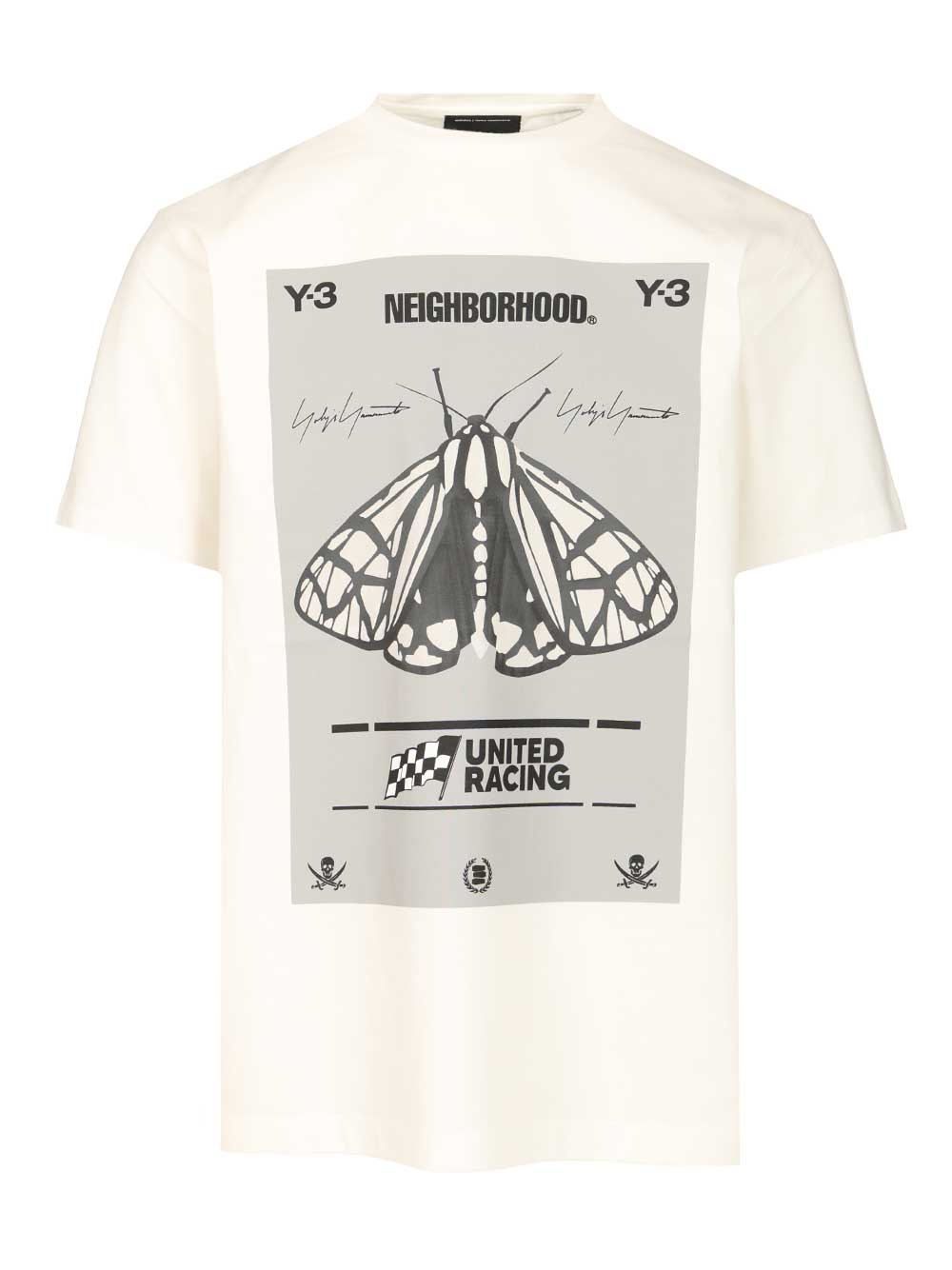Adidas Y-3 Nbhd Graphic T-Shirt - White | 96c54f74a69aab3db6edfe74130043af15635e90