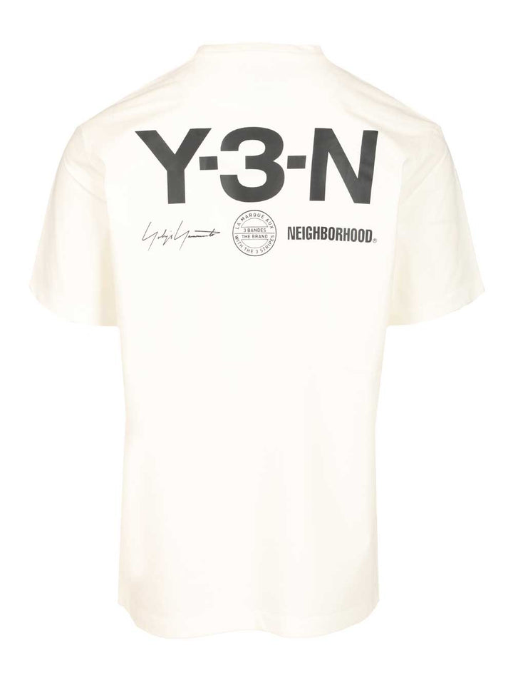 Adidas Y-3 Nbhd Graphic T-Shirt - White | 78021356efc379108547e7195310d74b6b486191