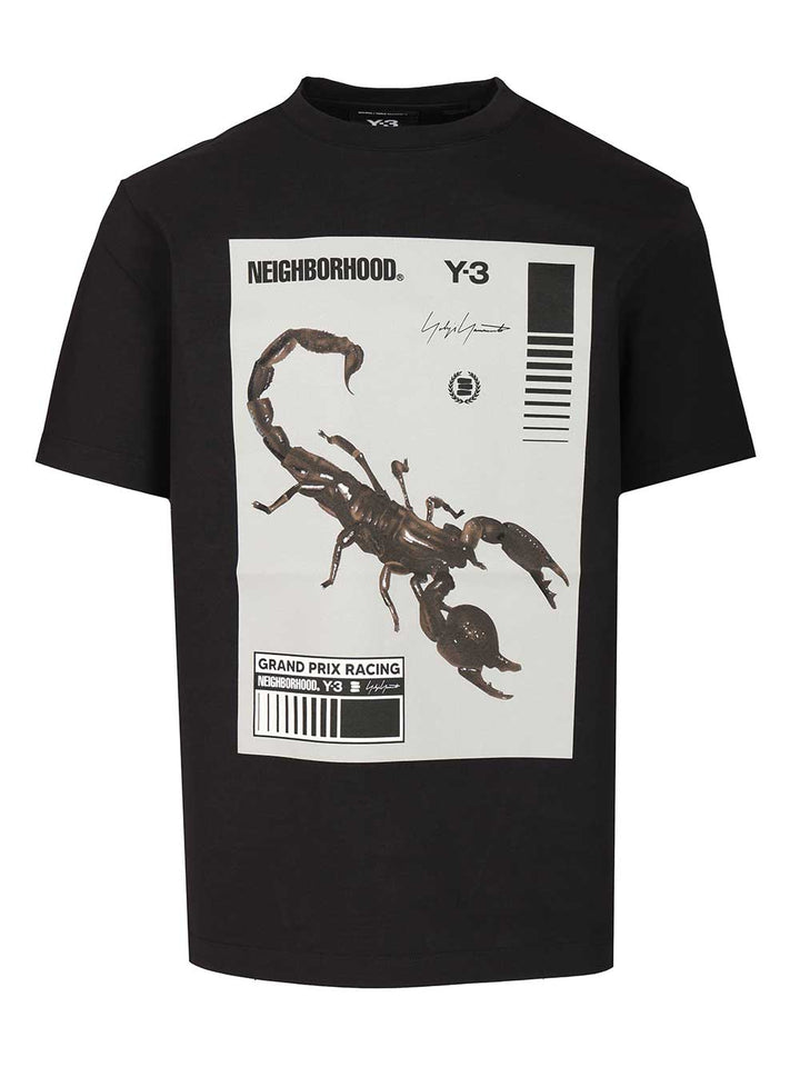 Adidas Y-3 Nbhd Graphic T-Shirt - Black | 8b67d8ff0c4125a1c636f98cedb9e5ae55c47a72