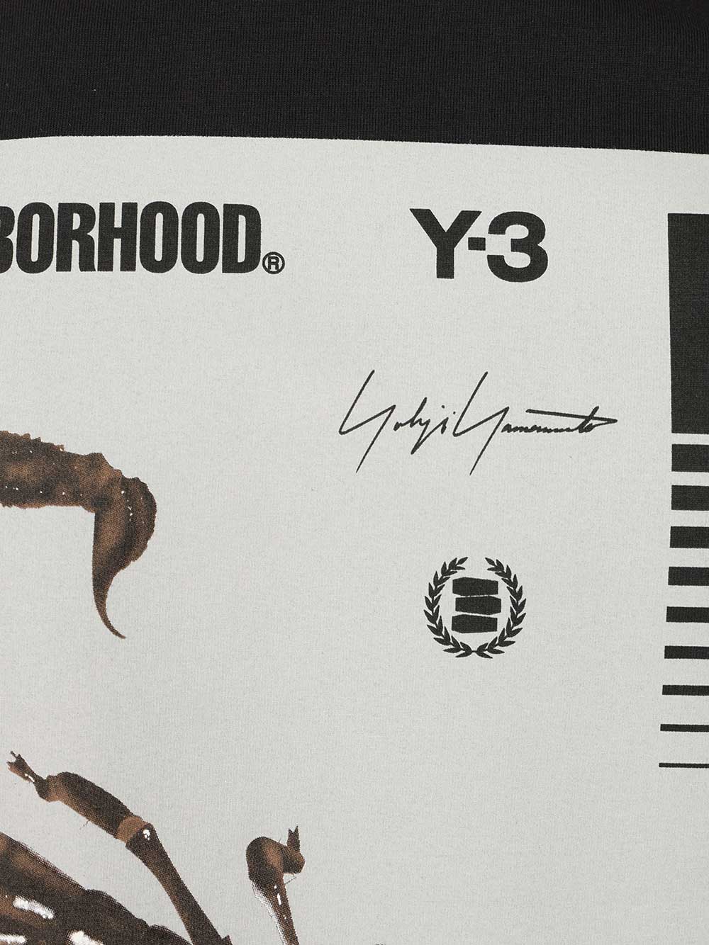 Adidas Y-3 Nbhd Graphic T-Shirt - Black | 3de07ec8dd43967aa088bb99ad2c40329da70e42