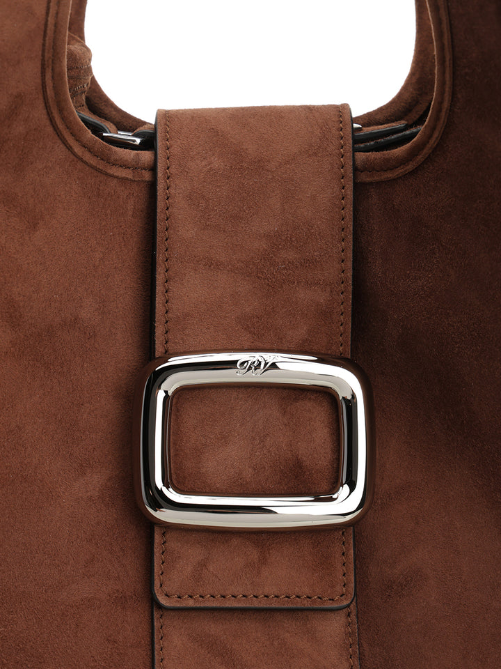 Roger Vivier Viv' Choc Shoulder Bag Shoulder Bags - Brown | b830cbbc62b3c5542a5ce4aca40cd3ce46b3bba0