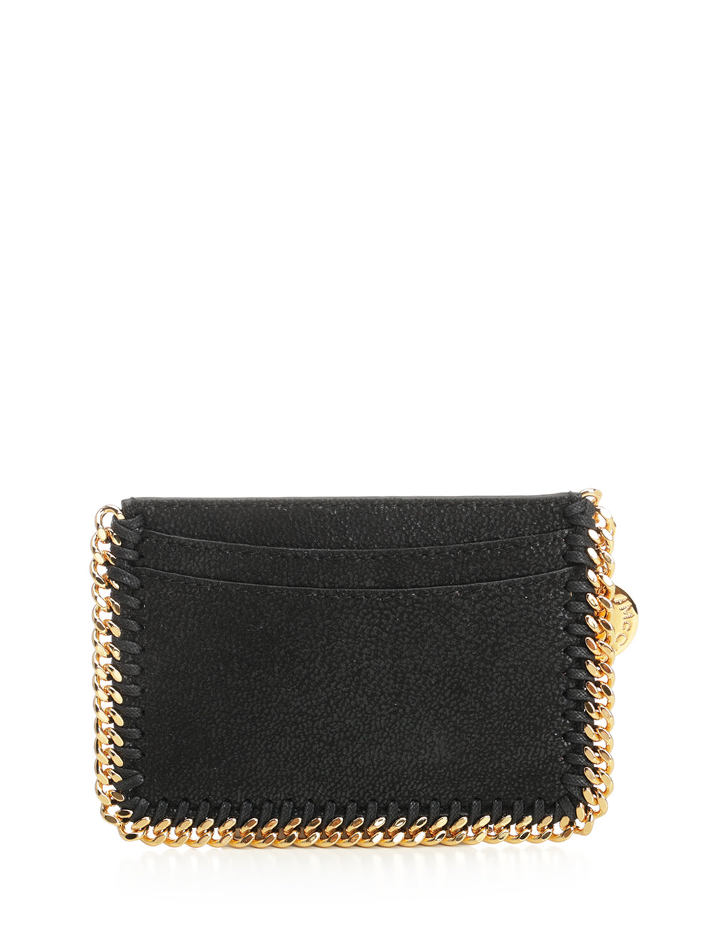 Stella Mccartney Falabella Card Holder Wallets - Black | 2790a399f2cccdcc4b174a5c9e22fc8cce08d824