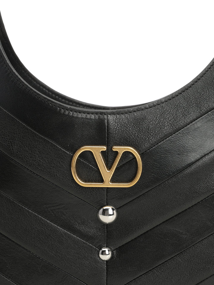 Valentino Garavani Hoboho Shoulder Bags - Black | 443e44a4a5308503a8cba873f6041d77a709b55b