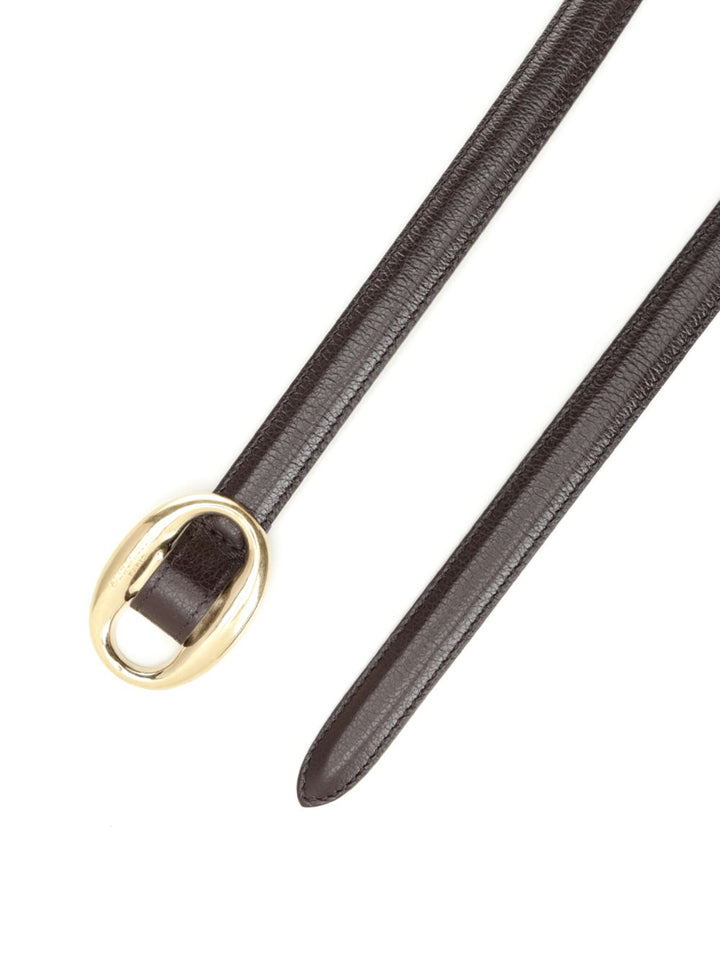 Saint Laurent Belt With Oval Buckle Belts - Brown | 392d1040b0bc7163eb88e4ad101b7e361a3ae7e8