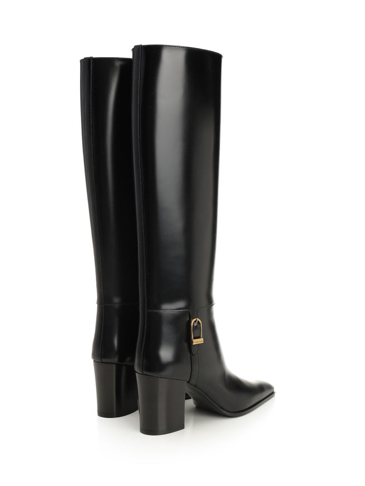 Saint Laurent Julia Boots Scarpe basse - Black | f6b7e48a50abae854c80def2670b743749c9aacf