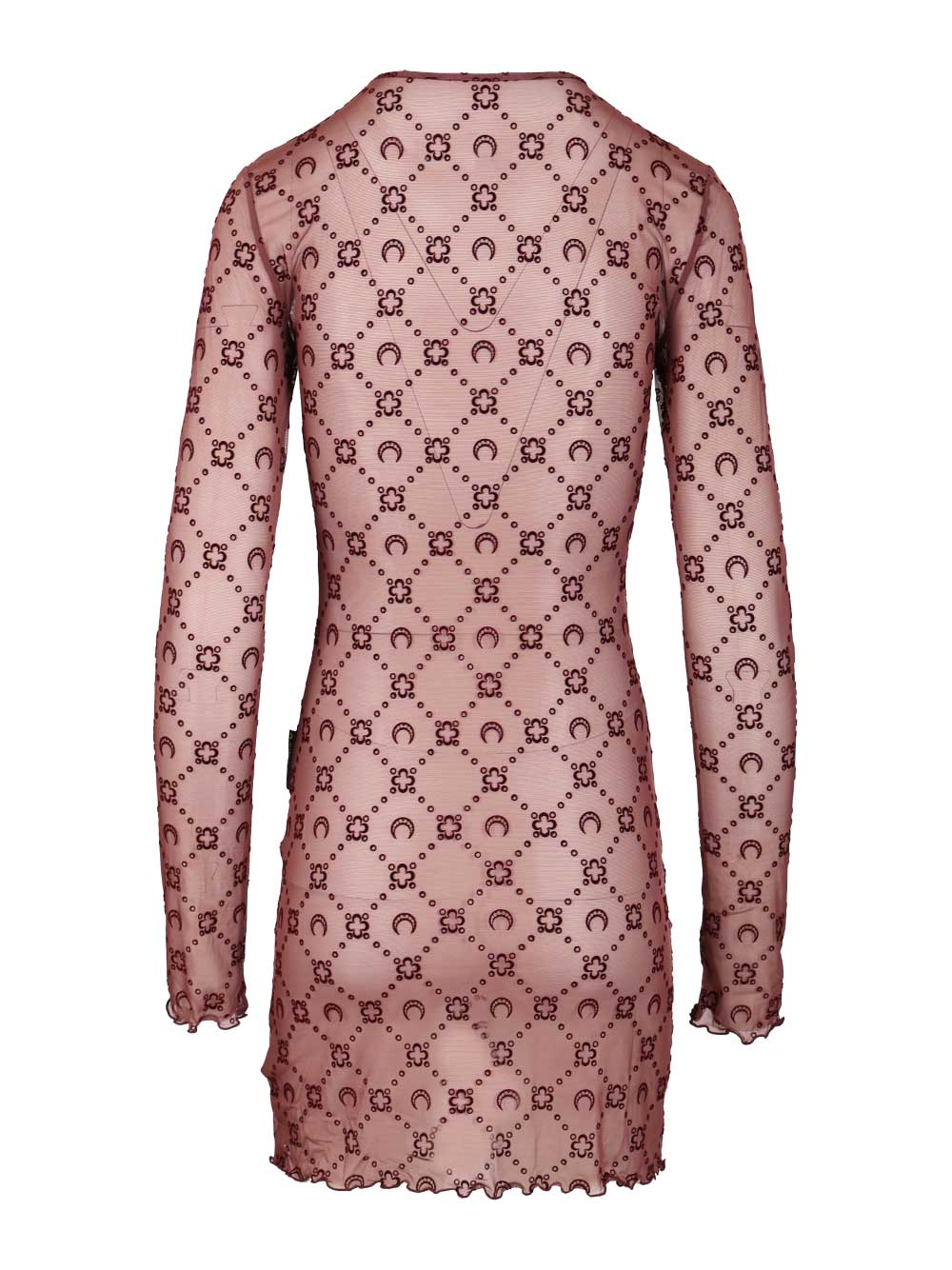 Marine Serre Moonogram Mini Crewneck Dress Dresses - Violet | cbbed9815c020a35b4d55658f2cf00d36e4f1569