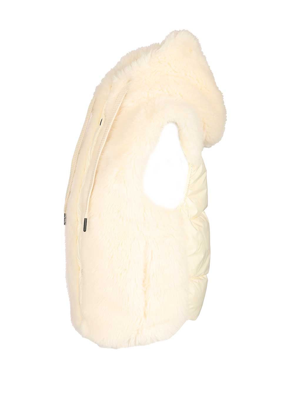 Moncler Grenoble Arve Down Padded Vest Coats - White | 304645a4999054c3eaa8e2ace86ee7c50ce8f817