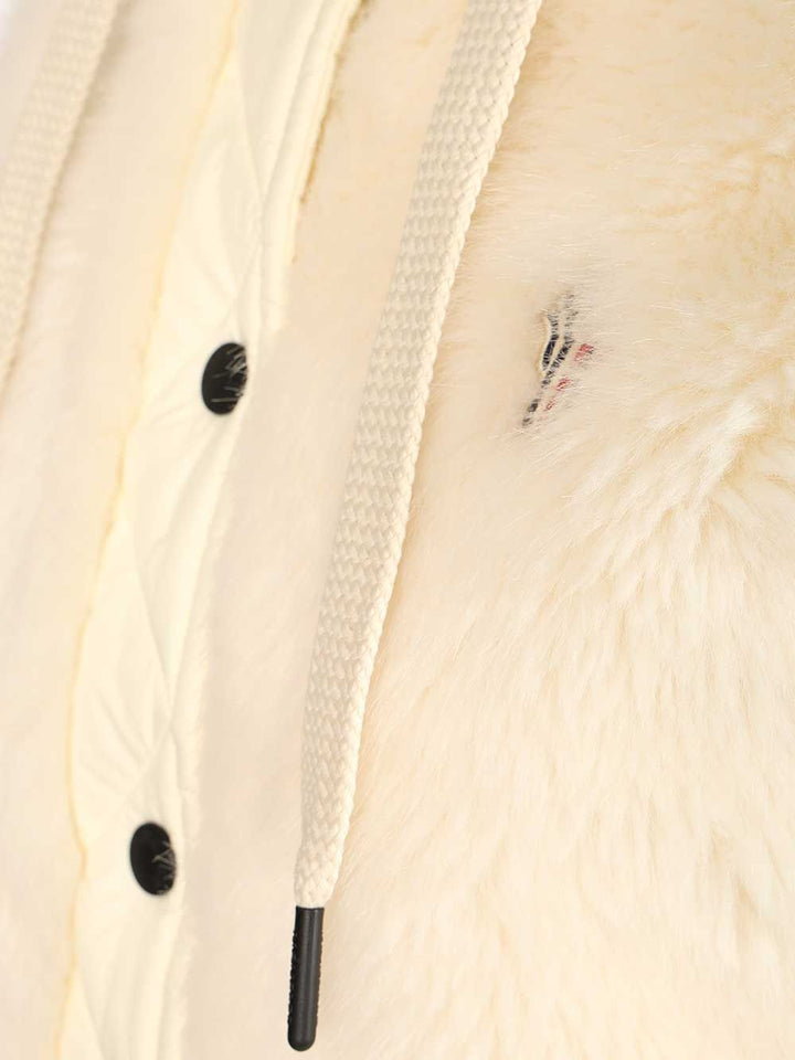Moncler Grenoble Arve Down Padded Vest Coats - White | 120f7324ab39de9c528d605d7e2b0ee1cb84cc69