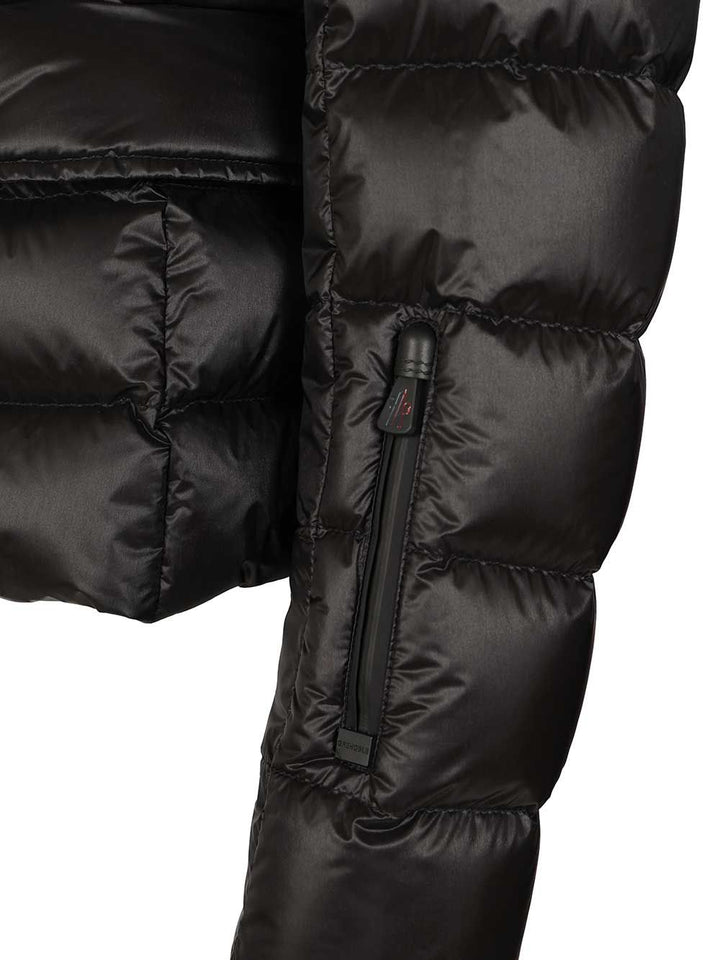 Moncler Grenoble Armoniques Coats - Black | 9f79cb58d7c818d5d15b748c369b37e1b2bec06f