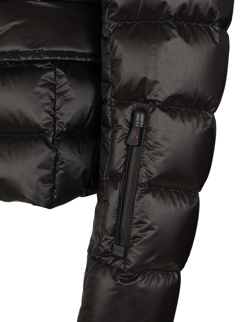 Moncler Grenoble Armoniques Coats - Black | 9f79cb58d7c818d5d15b748c369b37e1b2bec06f