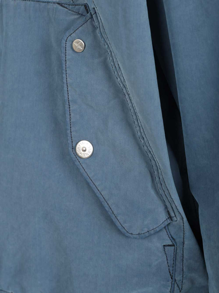 Stone Island Garment Dyed Jacket Jackets - Blue | 33c7756af4b72018c68f9717d17db98bcf9f4bef