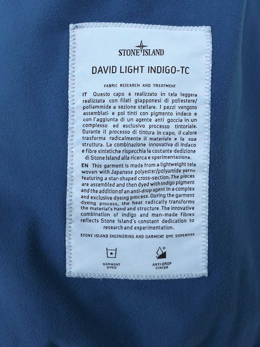 Stone Island Garment Dyed Jacket Jackets - Blue | 3fb2c15261b46ebb248de3ccd2b3fa067388498b
