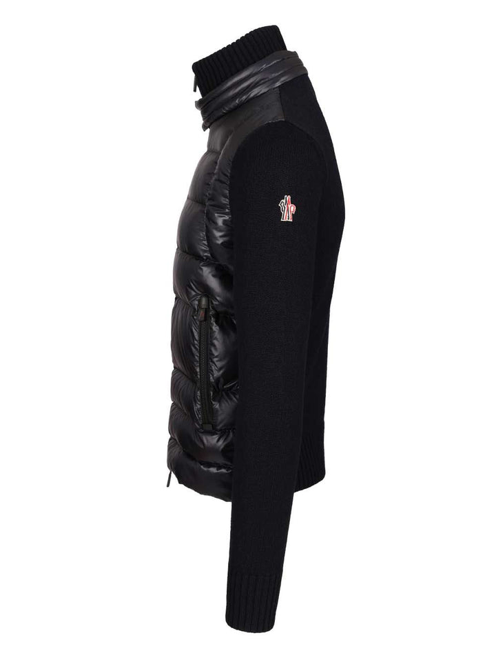 Moncler Grenoble Padded Cardigan Knitwear - Blue | e9465874a4fa1499b54157f62422d53e1353f978