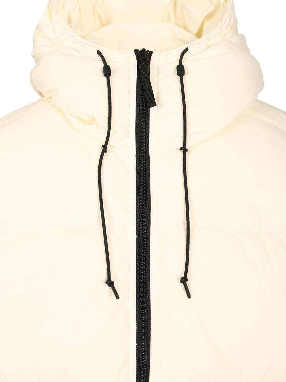 Stone Island Down Parka In 6.6 Cordura® Ripstop Nylon Coats - White | c7b6b40186a80fb80f77c3e01c1c6ead167bb026