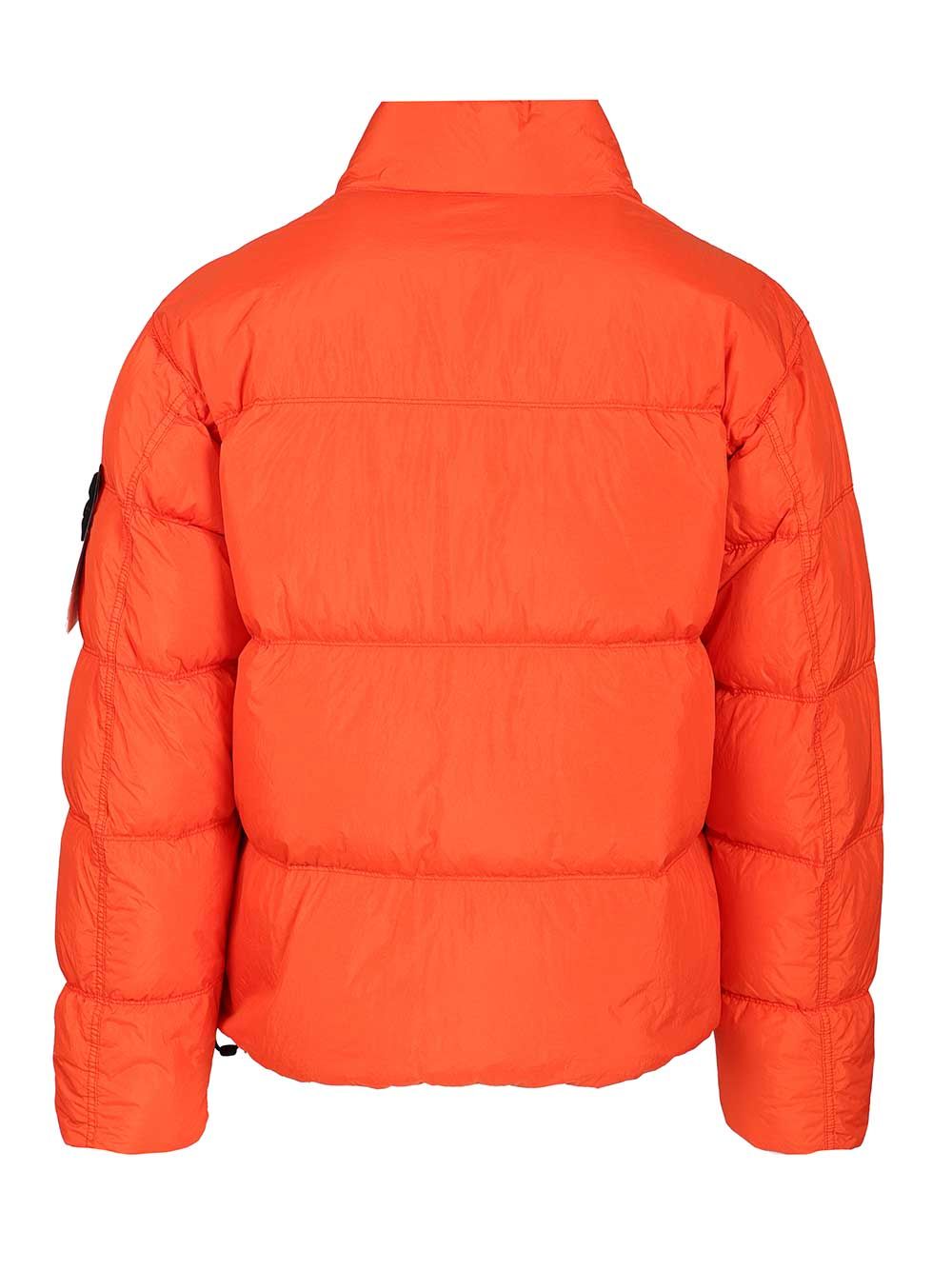 Stone Island Down Jacket In Lightweight Recycled Nylon Reps Coats - Red | 6d26312e1f07d926550e11eaf0fe1339c9a2d238
