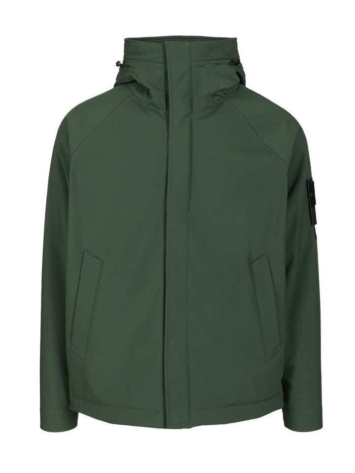 Stone Island Parka Soft Shell-R E.Dye® Coats - Green | 7823073f514ad1cae11077f4ddd99f61f1d5255c