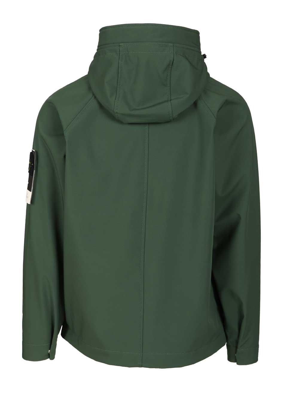 Stone Island Parka Soft Shell-R E.Dye® Coats - Green | 0f59bfff87f8d6e148f6a3fef3aad10f3181e96e