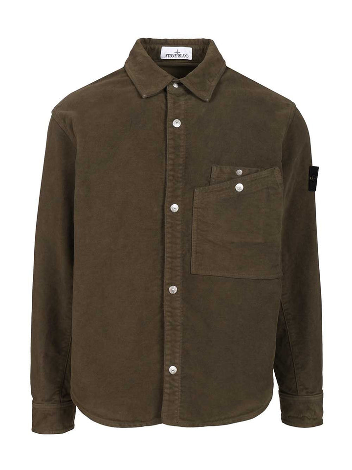 Stone Island Overshirt Shirts - Green | 3afd442480edae71df425839de21f6cf64d91d86