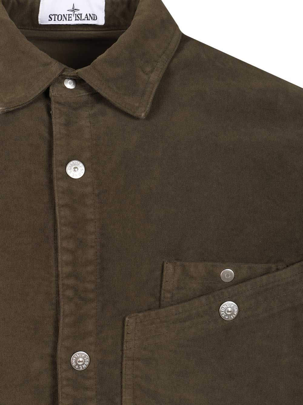 Stone Island Overshirt Shirts - Green | 5f7d59f6ebcfc0daad65ba836710518df30a34ba