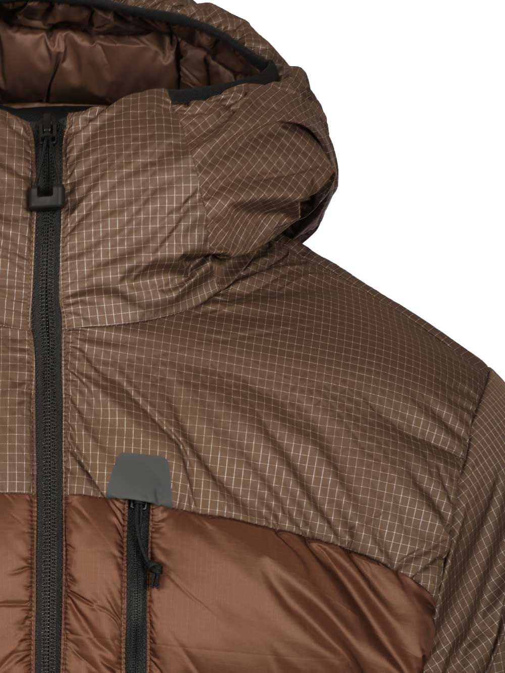 The North Face Kalix Hooded Down Jacket Jackets - Brown | e0ddb0eb67452a0d22cba73b46073d986772b411