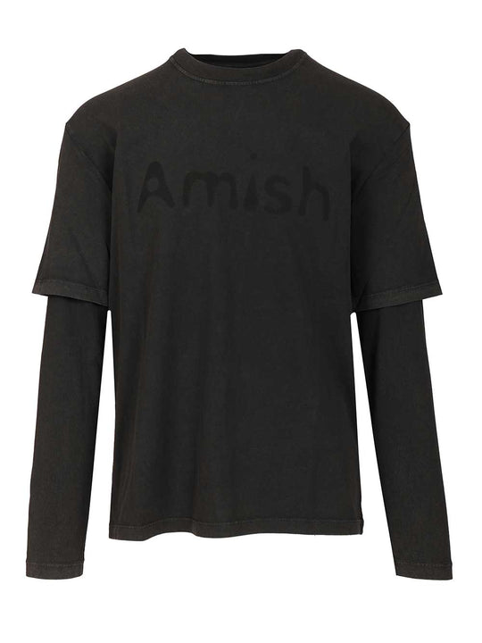 Double-Sleeved T-Shirt Black