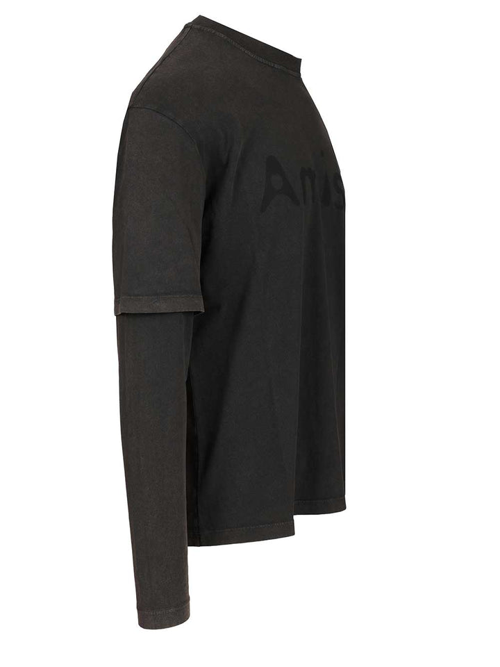 Amish Double-Sleeved T-Shirt - Black | 6436bd290ca33d28ee6e0680537a31fd6fb15989