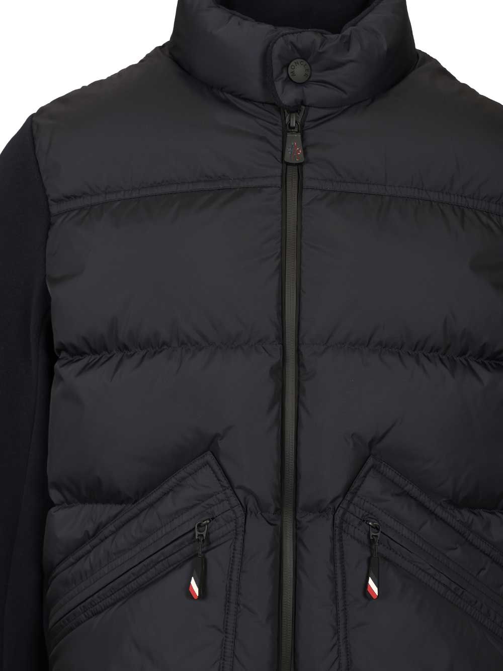 Moncler Grenoble Padded Cardigan Sweatshirts - Blue | acafd5bd1379ee6d4cd49371e4829ad24499dbac