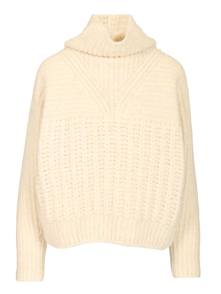 Moncler Grenoble Turtleneck Sweater Knitwear - White | b592f8c5304cd70ee786d9d2babc092f9c931d77