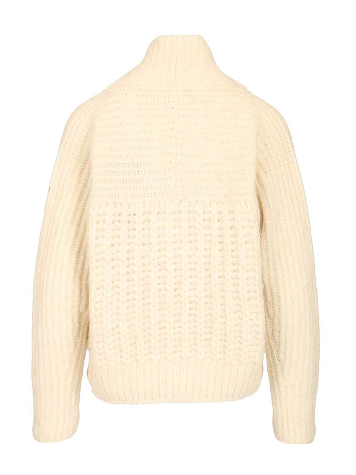 Moncler Grenoble Turtleneck Sweater Knitwear - White | 6c9384db1a312217c2e509ca1e10cf6886fe4ffd