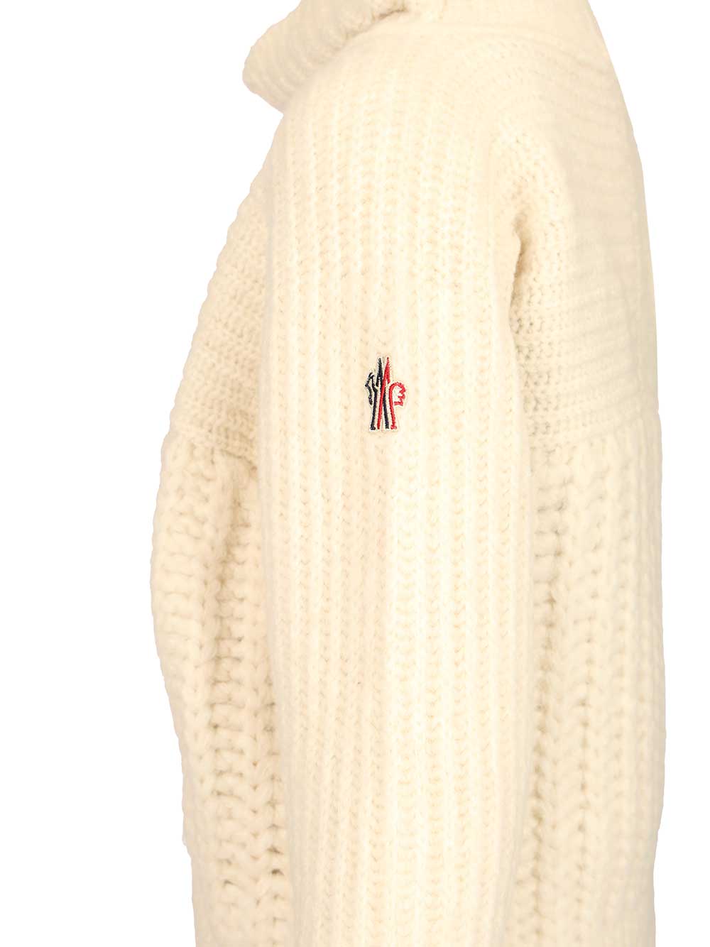Moncler Grenoble Turtleneck Sweater Knitwear - White | a42e4743f82aec5c12c5f8789c5a8be90d530c5a