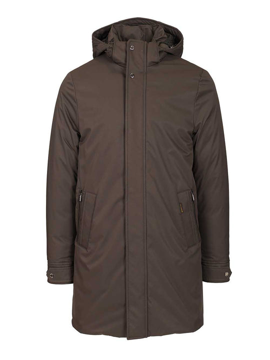 Vermont-Ads Long Down Jacket Coats Grey