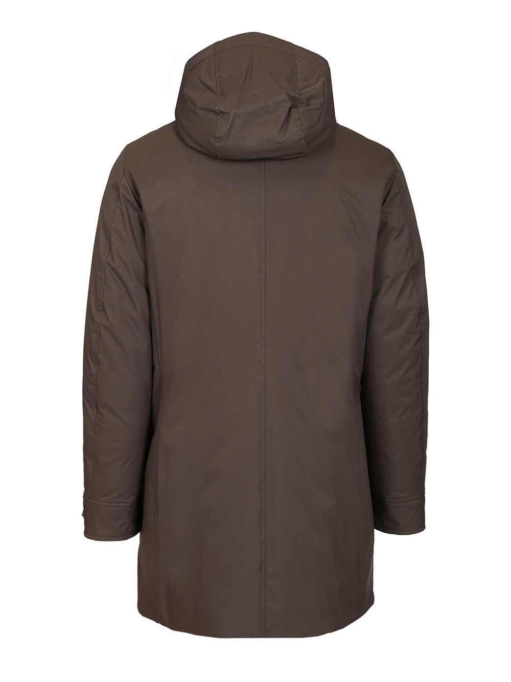 Moorer Vermont-Ads Long Down Jacket Coats - Grey | 839cb8b60650da01b45a54589d9dbe164672d37c