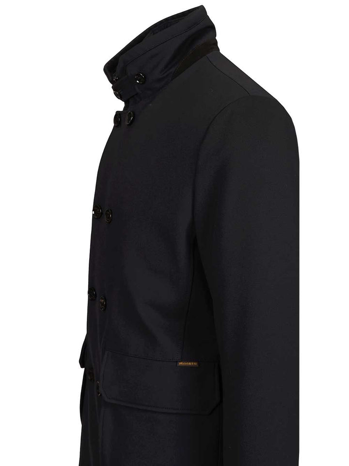 Moorer Bas-Tz Jacket Coats - Blue | d2265910e855a69fe32869591ec105bd4fb120be