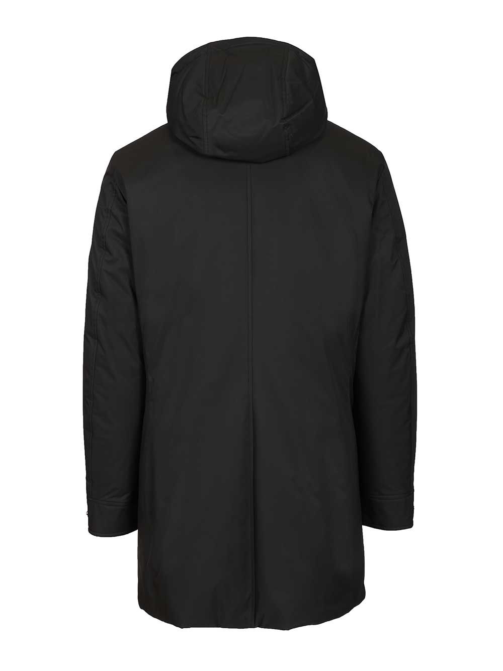 Moorer Vermont-Ads Long Down Jacket Coats - Blue | 5cde6185ba6d34f557f6bc568553a388ede18118