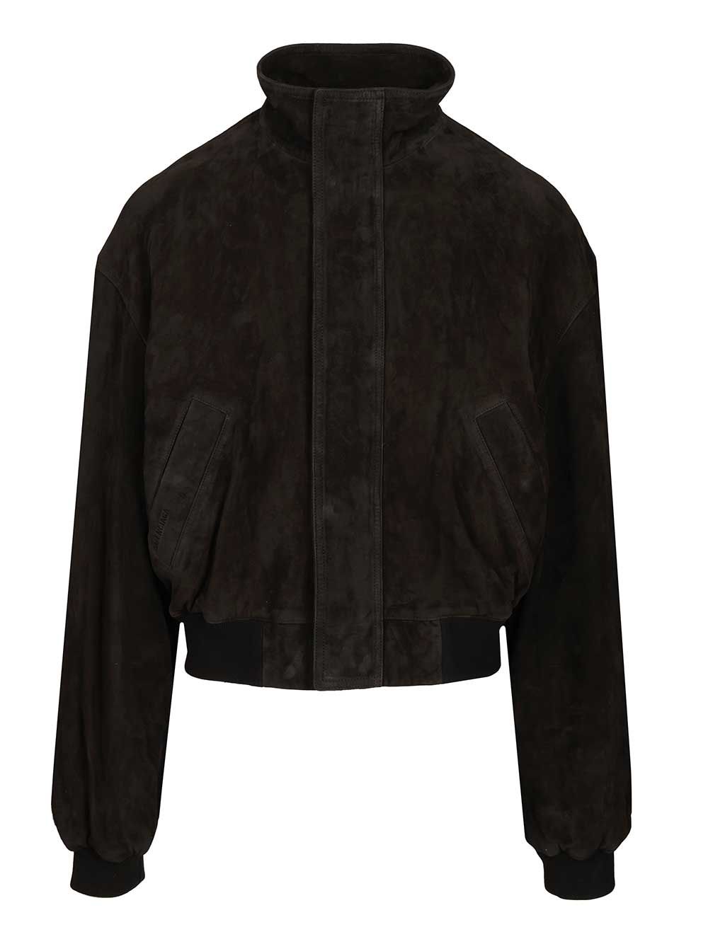 Balenciaga Suede Jacket Jackets - Black | e4a1443a4dcba75af84061bdd604e3e8c246ddbb