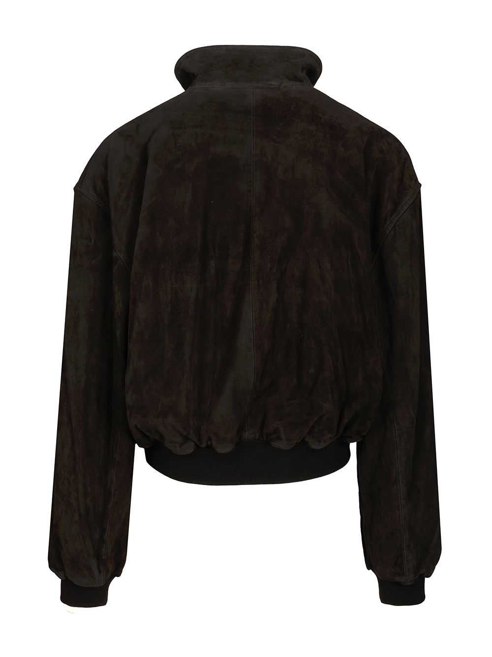 Balenciaga Suede Jacket Jackets - Black | ded914632e6bd4d7946f97c586d44ae0b4b177cf
