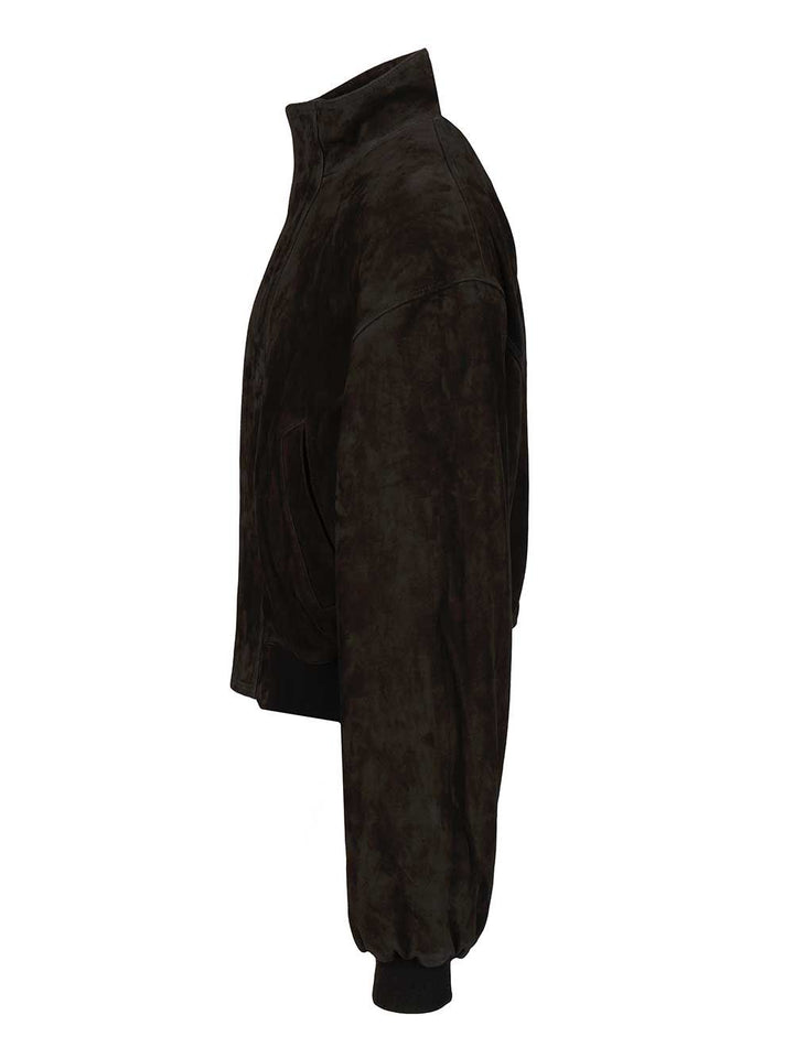 Balenciaga Suede Jacket Jackets - Black | bd54aab215d5fff61fdef6877d5fbc193757f640