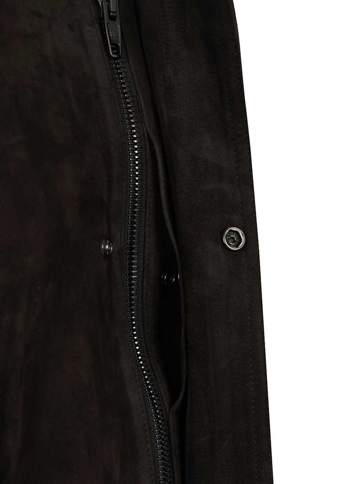 Balenciaga Suede Jacket Jackets - Black | db264cfbc79e36082db8f193047fb7af91dd7e64