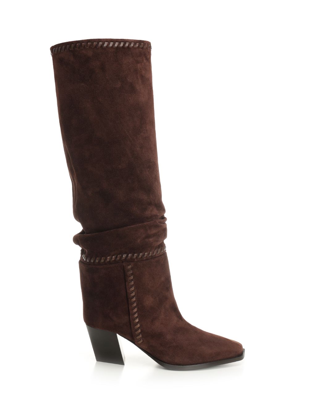Jimmy Choo Hart Stitch Suede Boots - Brown | 6a25d1e397bf3b8e8cfa29adbae9f844aca0dff2