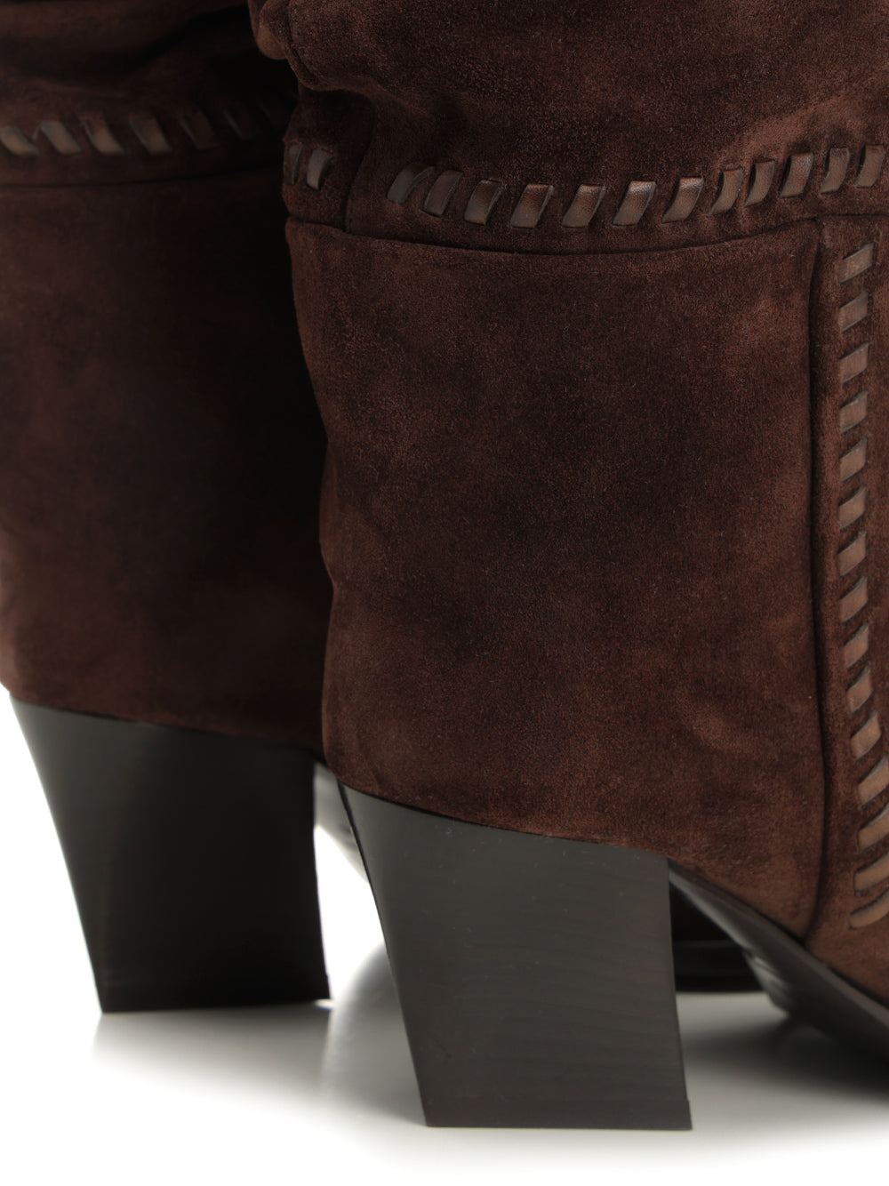 Jimmy Choo Hart Stitch Suede Boots - Brown | 6b4cfe491a11f3a97d3da9c8d45506c45efe67cd