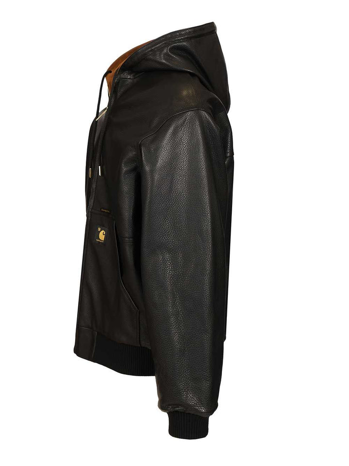 Carhartt Wip 50 Years Anniversary Og Active Jacket Leather Jackets - Black | 819c0e26c57c32a6cf2ba1d0bac9c5729611a916