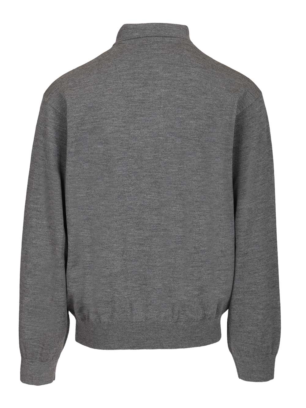 Balenciaga Polo Neck Pullover Knitwear - Grey | cc766ebe69ed4d5da44a7e740a01e0c725f7e50b