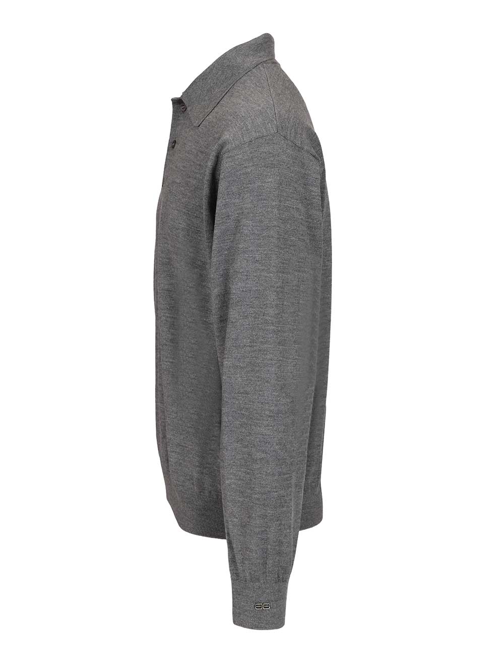 Balenciaga Polo Neck Pullover Knitwear - Grey | 5836925eef0b81091d273a7d2b56d066ad8b2276