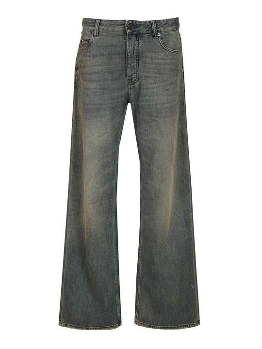 Relaxed-Fit Pants Jeans Blue
