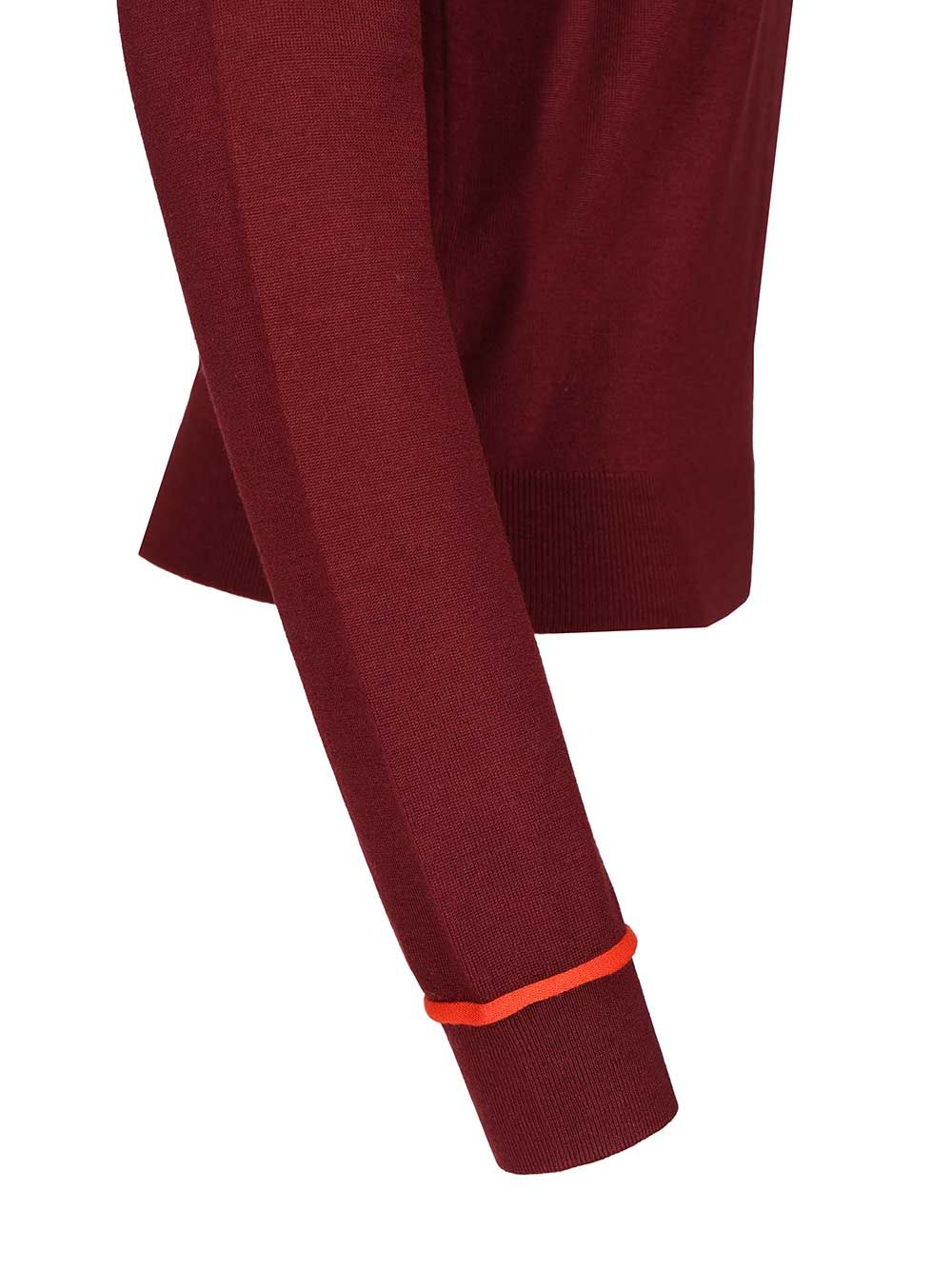 Loewe Wool Turtleneck Knitwear - Bordeaux | a948ef47c6d15d9ccd25499cd51be806143f5b99